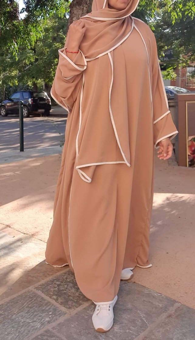 Ensemble Kimono, Robe sans manches et Hijab