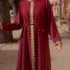 Robe Lamia avec broderie dorée – Image 2