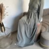 Abaya Robe longue Mélina avec bandes dentelle – Image 5