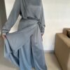 Robe Combinaison portefeuille en satin – Image 2