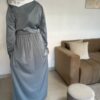 Robe Combinaison portefeuille en satin – Image 10