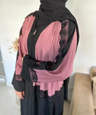 Alternative view of Abaya/ Kimono fermé Ameerat