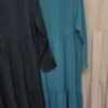Abaya Robe longue Mélina avec bandes dentelle – Image 6