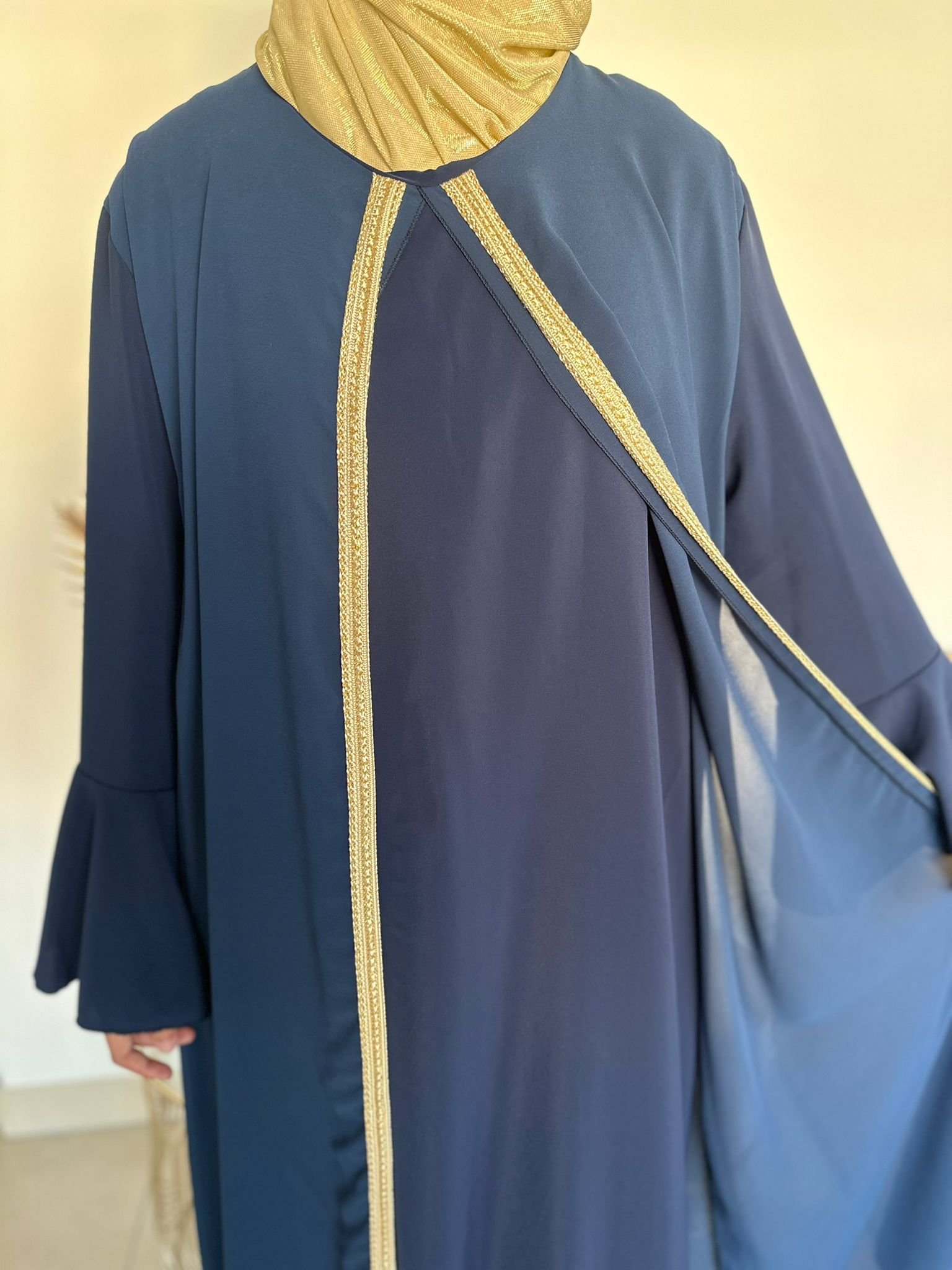 Abaya Robe de soirée voile en mousseline – Image 5