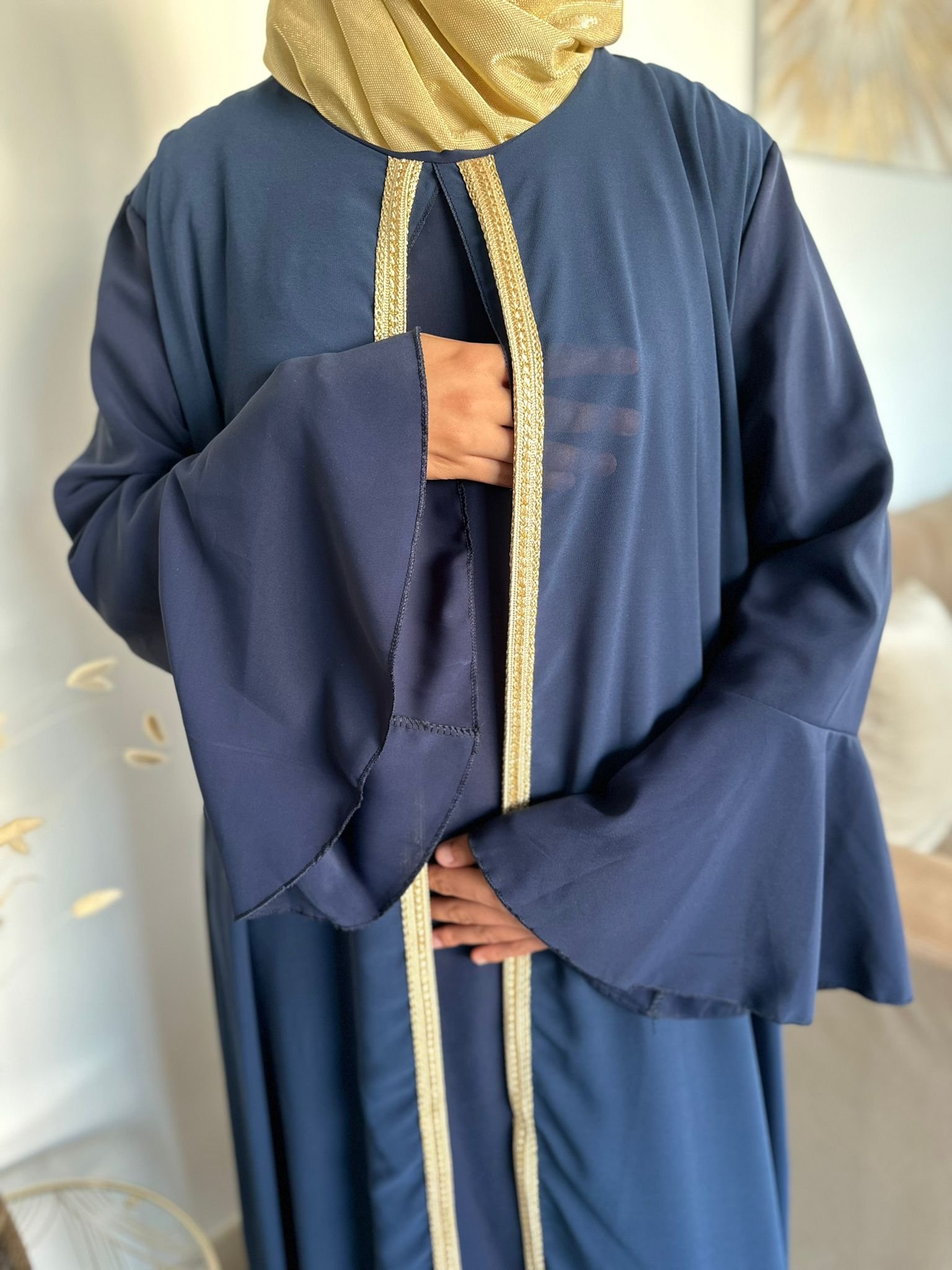 Abaya Robe de soirée voile en mousseline – Image 4
