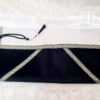Tapis De Prière Bicolore Noir/blanc en Velours Luxe – Image 3