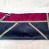 Tapis De Prière Bicolore Bordeau/ gris foncé En Velours Luxe – Image 3