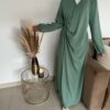 Abaya kimono élégance cache cœur – Image 3