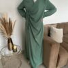 Abaya kimono élégance cache cœur