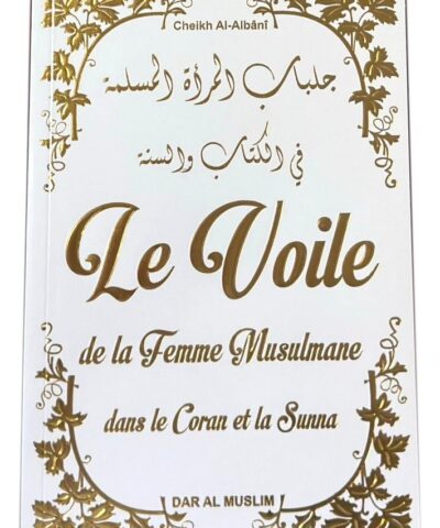 Le voile de la femme musulmane (blanc avec dorures)