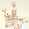 5 SACHETS pour BONBONS EID MUBARAK + ATTACHES blanc et doré – Image 3