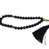 Chapelet /Sebha/Tasbih 33 grosses perles dorées et noires