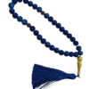 Chapelet /Sebha/Tasbih 33 grosses perles bleu roi