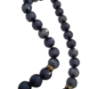 Chapelet /Sebha/Tasbih 33 grosses perles bleu nuit  cristal transparent – Image 2