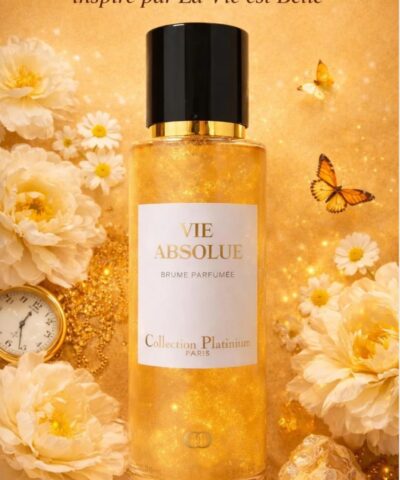 Collection Platinium – Vie Absolue – Brume Parfumée Pailletée 250 ml