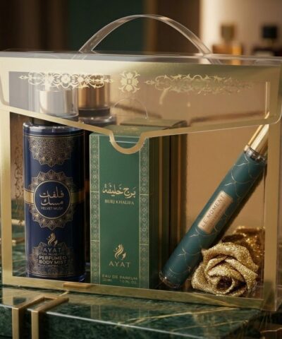Coffret Cadeau parfum Emeraude Velvet Musk & Burj Khalifa