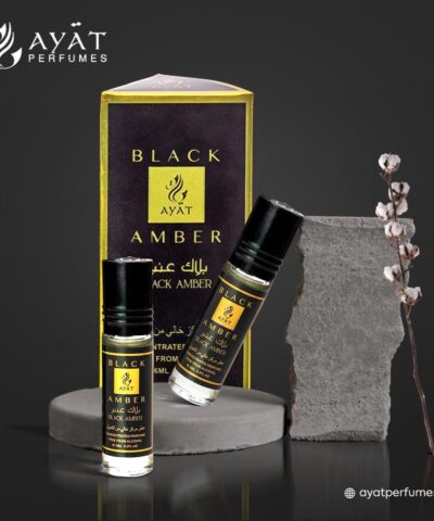 Huile Parfumée Black Amber – Ayat Perfumes 6ml
