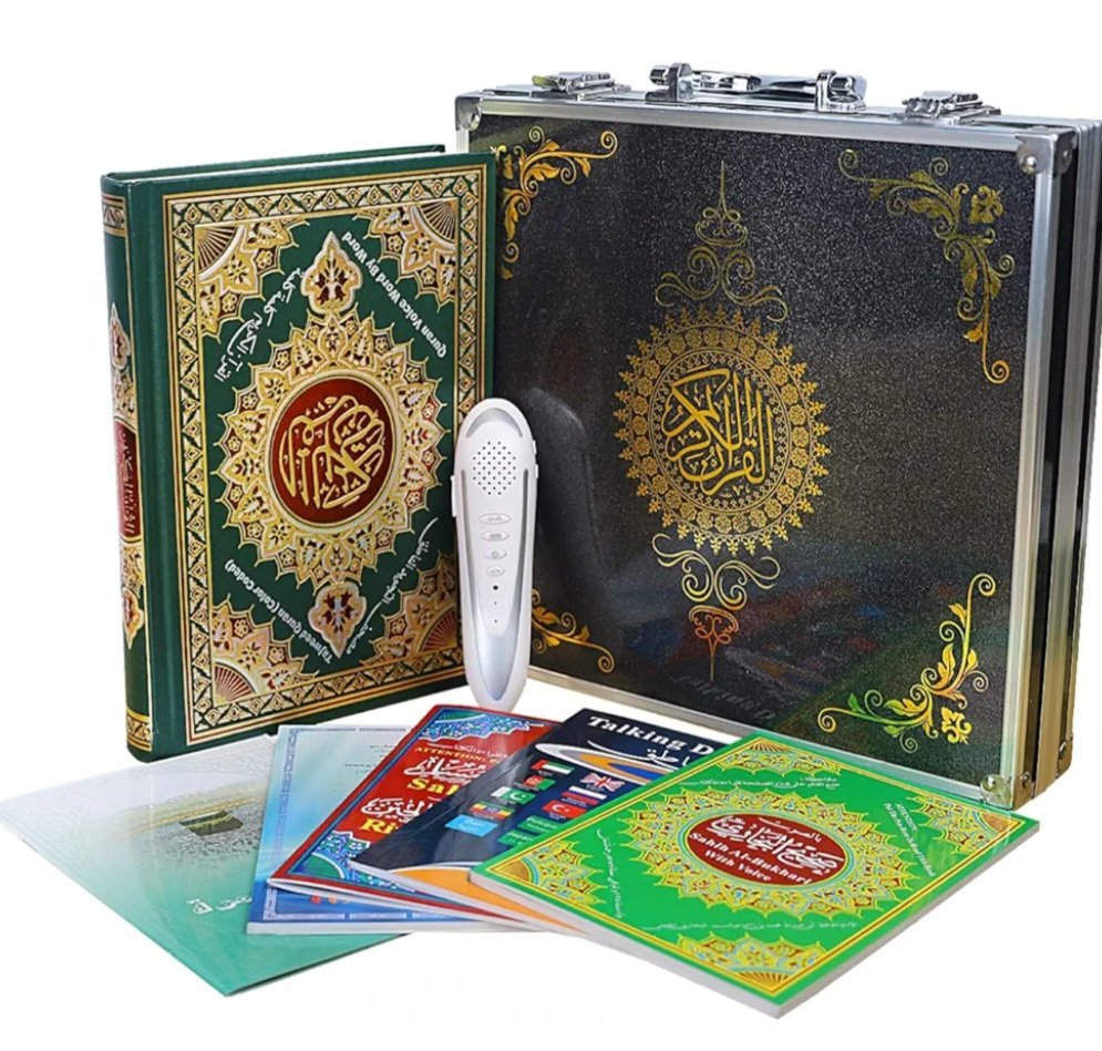 Coran avec Stylo de Lecture Électronique – Boîte Aluminium – 16 Go Petit format