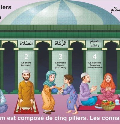 Grand Puzzle – Les cinq piliers de l’islam(38 x 26 cm)