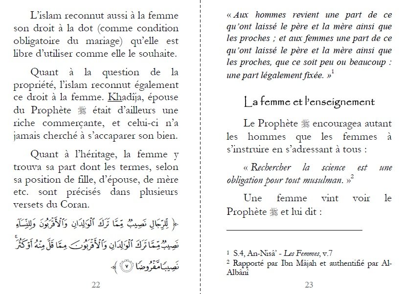 Le Prophète Muhammad ﷺ et la femme – Image 3