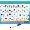 Puzzle "L'alphabet arabe" et ardoise effaçable 21x29 cm – Deux en un – Image 3
