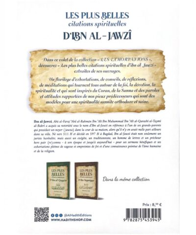 Alternative view of Les plus belles citations spirituelles d’Ibn al-Jawzî