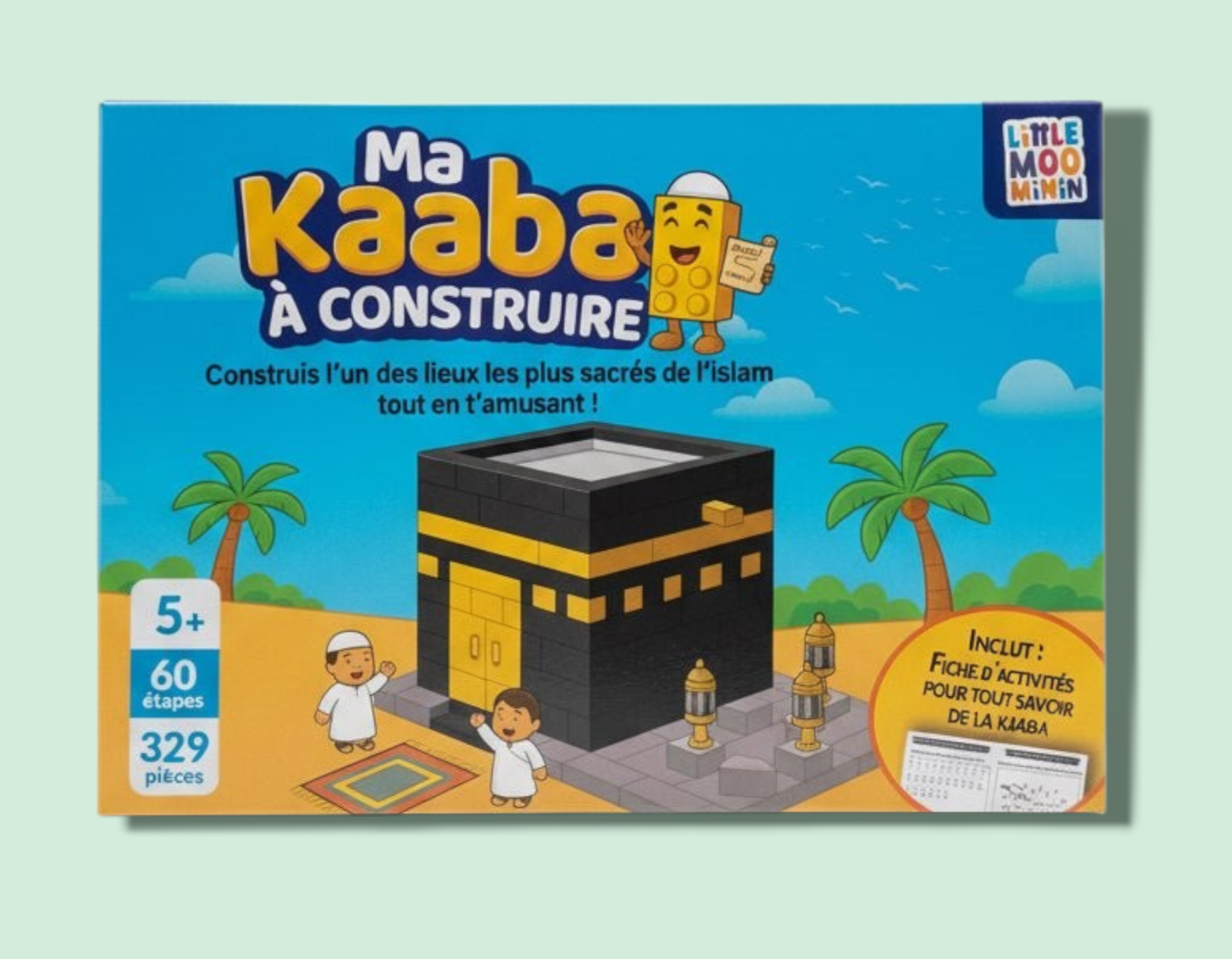 🕋 Ma Kaaba à Construire – Jeu de Construction Éducatif (329 pièces – dès 5 ans)