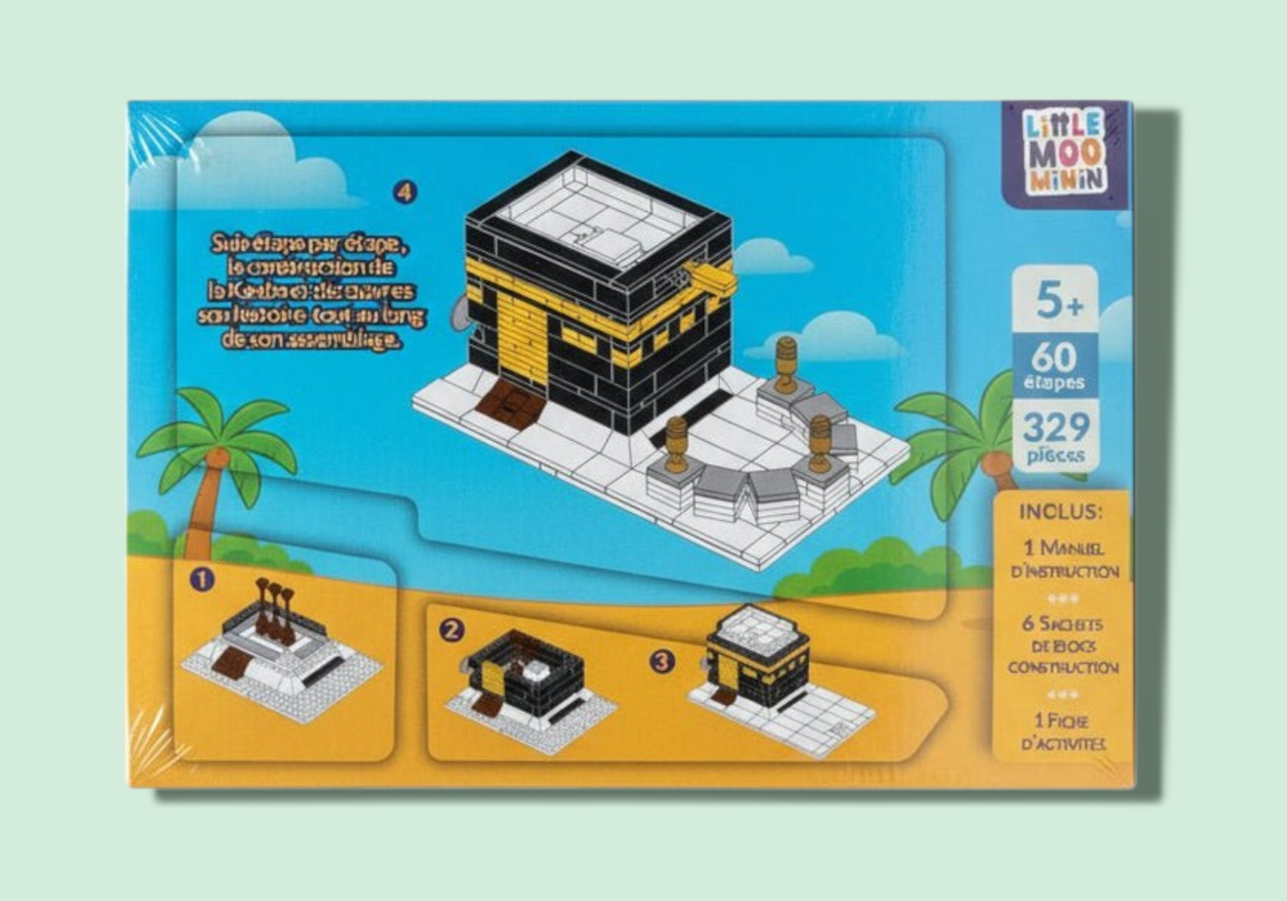 🕋 Ma Kaaba à Construire – Jeu de Construction Éducatif (329 pièces – dès 5 ans) – Image 2
