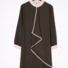 Abaya "Lina" – Élégance Contrastée – Image 6