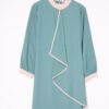 Abaya "Lina" – Élégance Contrastée – Image 2