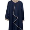Abaya "Lina" – Élégance Contrastée – Image 8