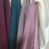 Robe Longue Drapée Bi-Color – Élégance Moderne – Image 6