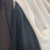Robe Longue Drapée Bi-Color – Élégance Moderne – Image 7