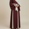 Robe Longue Drapée Bi-Color – Élégance Moderne – Image 2