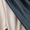 Robe Longue Drapée Bi-Color – Élégance Moderne – Image 9