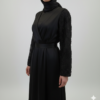 Robe de Soirée "Sofia" – Élégance Satinée & Manches Brodées – Image 4
