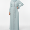 Abaya "Éclat de Cristal" – Coupe Fluide & Finitions Cristallines – Image 3