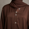 Abaya Kimono "L’Éclat de Satin" – Collection Prestige – Image 2