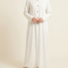 Abaya Kimono "L’Éclat de Satin" – Collection Prestige – Image 5