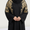 Abaya Kimono fermé "Majesté d'Orient" – Collection Broderie d'Or – Image 2