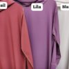 Abaya Élégance en Soie de Médine – Intégrale avec Hijab et bordures Dorés – Image 8
