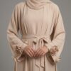 Ensemble Kimono Abaya et Hijab Flores – Image 6