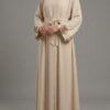Ensemble Kimono Abaya et Hijab Flores – Image 3