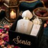 Écrin Royal El Nabil – Velours White & Or Personnalisable – Image 2