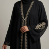 Ensemble "Sultanat" – Duo Robe & Kimono en Voile Brodé – Image 2