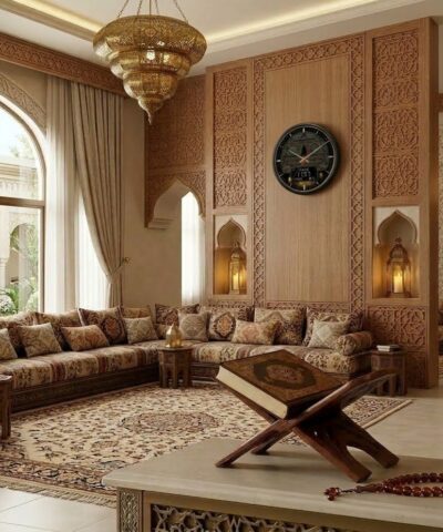 Alternative view of Horloge Al-Salama Azan – L’Alliance de la Tradition et de la Technologie