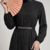 Robe "Cérémonie" fleurie en mousseline – Image 5