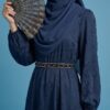 Robe "Cérémonie" fleurie en mousseline – Image 3