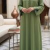 La Somptueuse Abaya Layla – L'Élégance de la Broderie Sfifa – Image 3