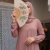 Robe Longue d'Été Casual – Confort Absolu & Détails Dorés – Image 5